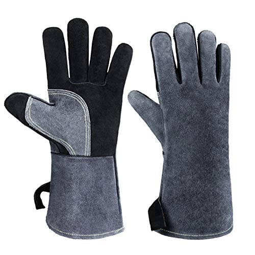 Heat Resistant BBQ Gloves 932°F Oven Barbecue Grilling Baking Welding Mitts Heat Resistant BBQ Gloves 932°F Oven Barbecue Grilling Baking Welding Mitts